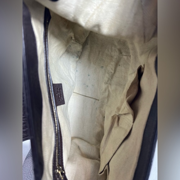 Gucci Dark Chocolate Brown Pebbled Leather Jackie Web Hobo Bag – Made in Italy - Picture 10 of 16